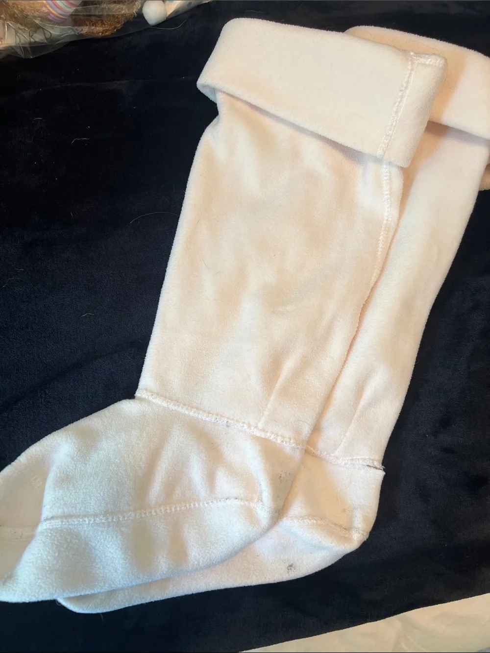 Hunter Cream Fleece Boot Liners